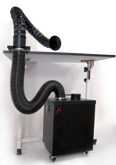 XYtronic Duo Vac Fume Extractor complete with arm kit